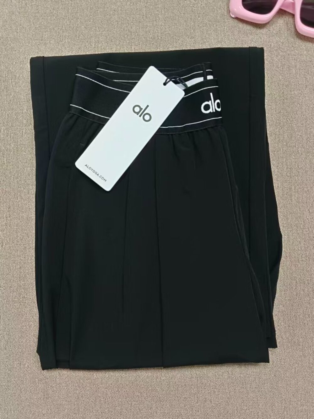 🍶ALO Yoga Suit Up Elastic Wide-Leg Trousers Regular Elevated Casual😇Versatile - Picture 7 of 8